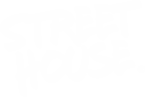 STREET HOUSE logomarca branco
